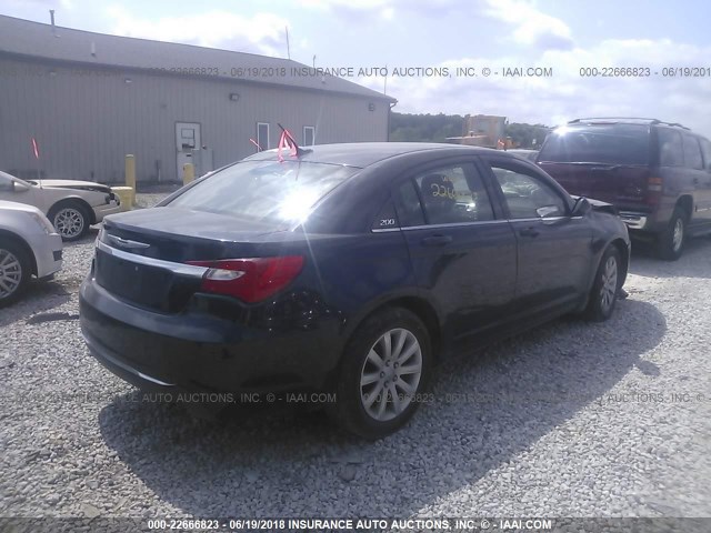 1C3CCBBB1CN283499 - 2012 CHRYSLER 200 TOURING BLACK photo 4