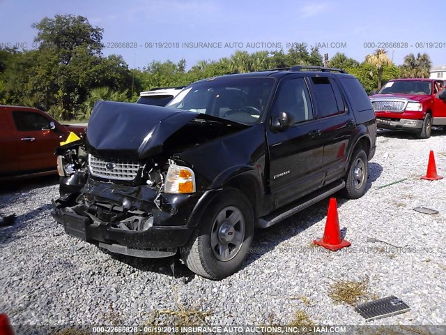 1FMDU65E82ZB12133 - 2002 FORD EXPLORER LIMITED BLACK photo 2