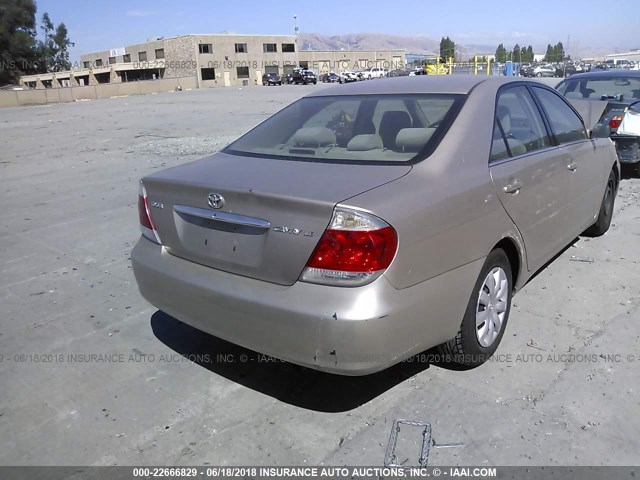 4T1BE30K55U521692 - 2005 TOYOTA CAMRY LE/XLE/SE Қоңыр фото 4