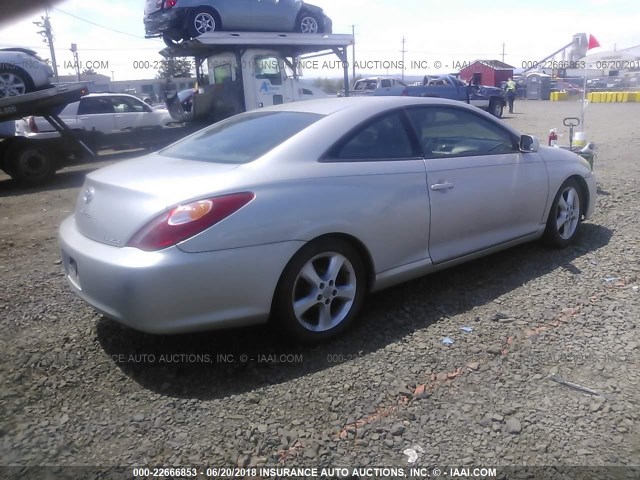 4T1CA38P74U012542 - 2004 TOYOTA CAMRY SOLARA SE/SLE ვერცხლისფერი ფოტო 4
