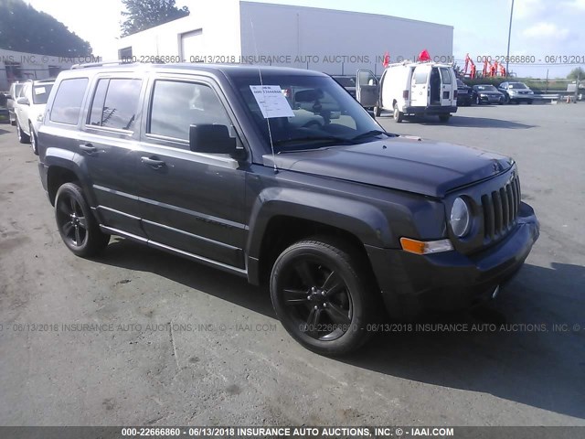 1C4NJRBB6FD439260 - 2015 JEEP PATRIOT SPORT GRAY photo 1