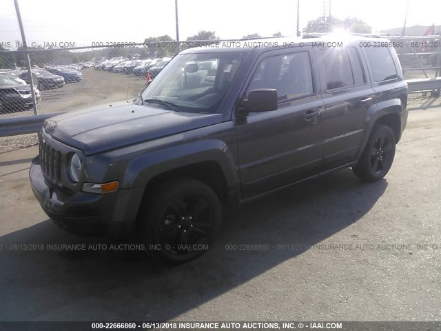 1C4NJRBB6FD439260 - 2015 JEEP PATRIOT SPORT GRAY photo 2