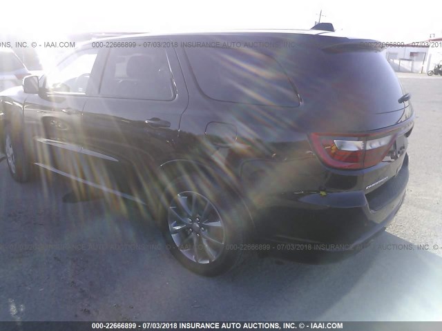 1C4RDHDG0JC132693 - 2018 DODGE DURANGO GT BLACK photo 3