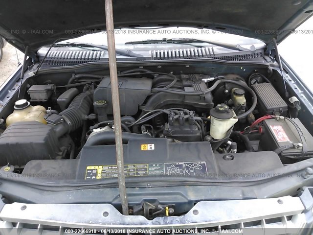 1FMZU73K63UA73772 - 2003 FORD EXPLORER XLT/XLT SPORT/NBX BLUE photo 10