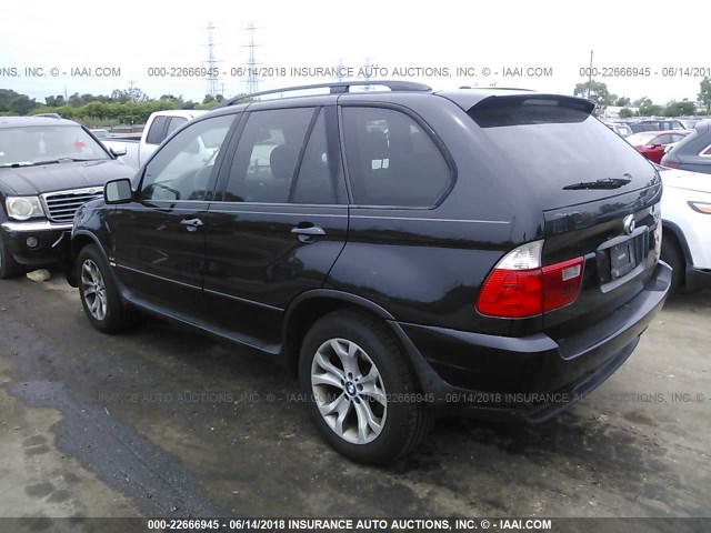 5UXFB53536LV28288 - 2006 BMW X5 4.4I BLACK photo 3