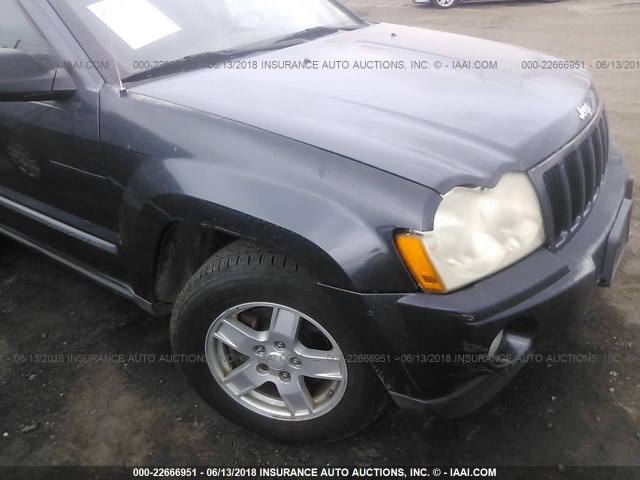 1J8GR48K67C542433 - 2007 JEEP GRAND CHEROKEE LAREDO/COLUMBIA/FREEDOM BLUE photo 6