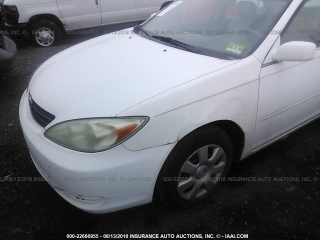 4T1BE32KX3U245911 - 2003 TOYOTA CAMRY LE/XLE/SE თეთრი ფოტო 6