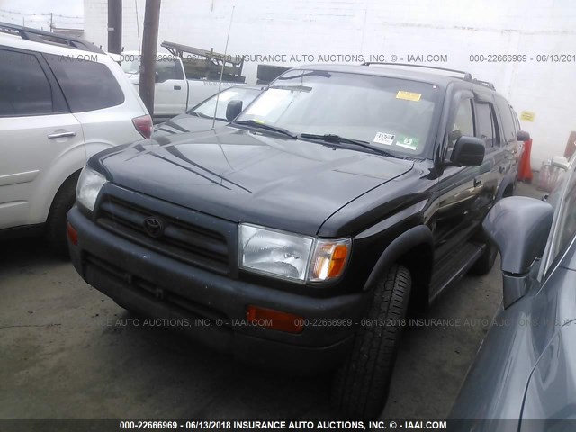 JT3HN86R8V0128099 - 1997 TOYOTA 4RUNNER SR5 BLACK photo 2