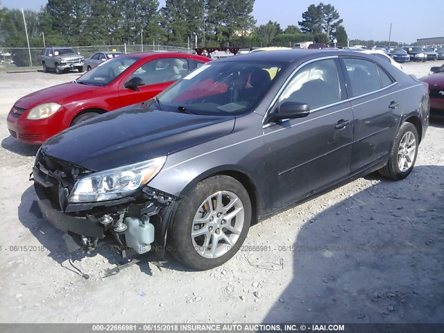 1G11D5SR4DF150657 - 2013 CHEVROLET MALIBU 1LT 灰色 照片 2