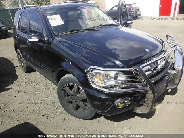 4JGAB75E62A292113 - 2002 MERCEDES-BENZ ML 500 BLACK photo 1