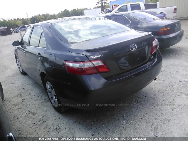 4T1BE46K87U554573 - 2007 TOYOTA CAMRY NEW GENERAT CE/LE/XLE/SE GRAY photo 3