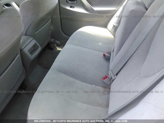 4T1BE46K87U554573 - 2007 TOYOTA CAMRY NEW GENERAT CE/LE/XLE/SE GRAY photo 8