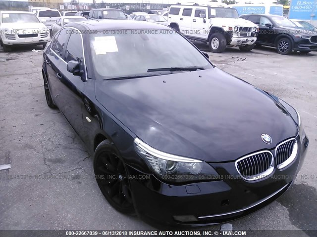 WBANW53508CT49224 - 2008 BMW 550 I BLACK photo 6