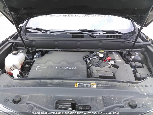 2LMPJ8LR9JBL12595 - 2018 LINCOLN MKX RESERVE Սև լուսանկար 10