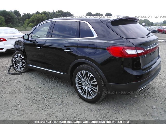 2LMPJ8LR9JBL12595 - 2018 LINCOLN MKX RESERVE Սև լուսանկար 3