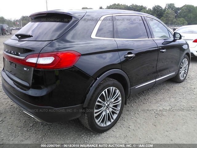 2LMPJ8LR9JBL12595 - 2018 LINCOLN MKX RESERVE Սև լուսանկար 4