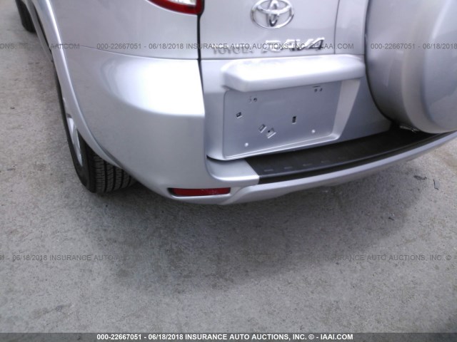 JTMZF31V19D006252 - 2009 TOYOTA RAV4 LIMITED SILVER photo 6