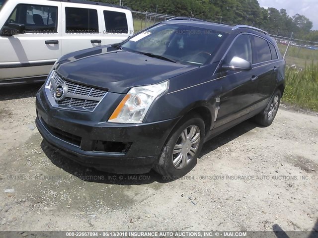 3GYFNAEY2AS522407 - 2010 CADILLAC SRX LUXURY COLLECTION GRAY photo 2