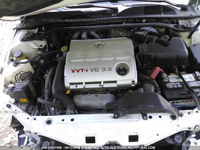 4T1FA38P97U124261 - 2007 TOYOTA CAMRY SOLARA SE/SLE თეთრი ფოტო 10