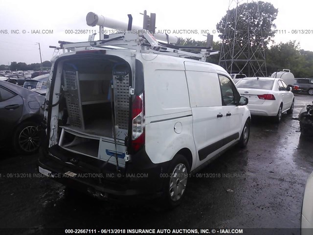 NM0LS7E79E1162035 - 2014 FORD TRANSIT CONNECT XL WHITE photo 4