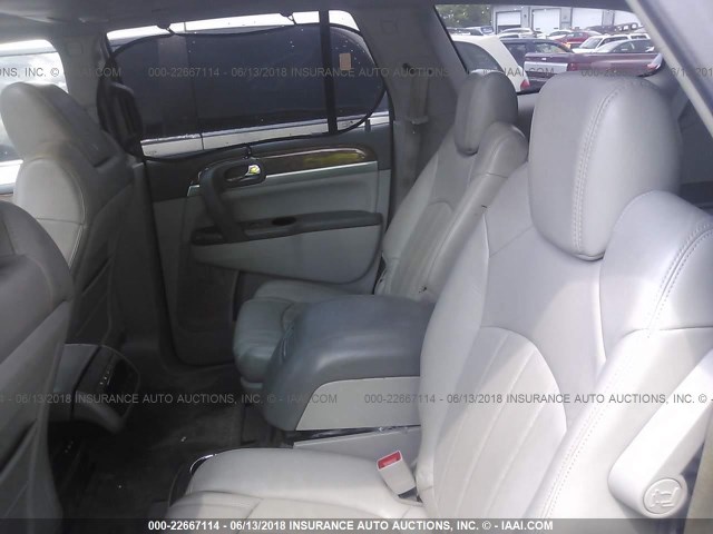 5GAEV23D79J169765 - 2009 BUICK ENCLAVE CXL Rouge photo 8