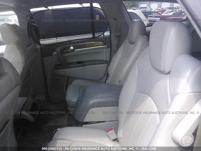 5GAEV23D79J169765 - 2009 BUICK ENCLAVE CXL RED photo 8