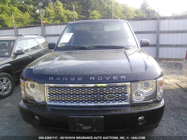 SALMF11464A156852 - 2004 LAND ROVER RANGE ROVER HSE BLACK photo 6