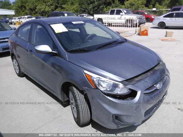 KMHCT4AE7HU196699 - 2017 HYUNDAI ACCENT SE GRAY photo 1