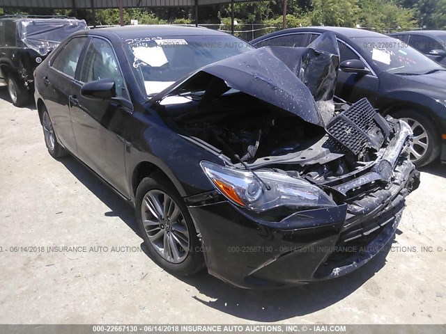 4T1BF1FK3HU736677 - 2017 TOYOTA CAMRY LE/XLE/SE/XSE BLACK photo 1