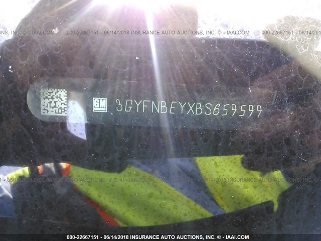 3GYFNBEYXBS659599 - 2011 CADILLAC SRX PERFORMANCE COLLECTION Қара фото 9