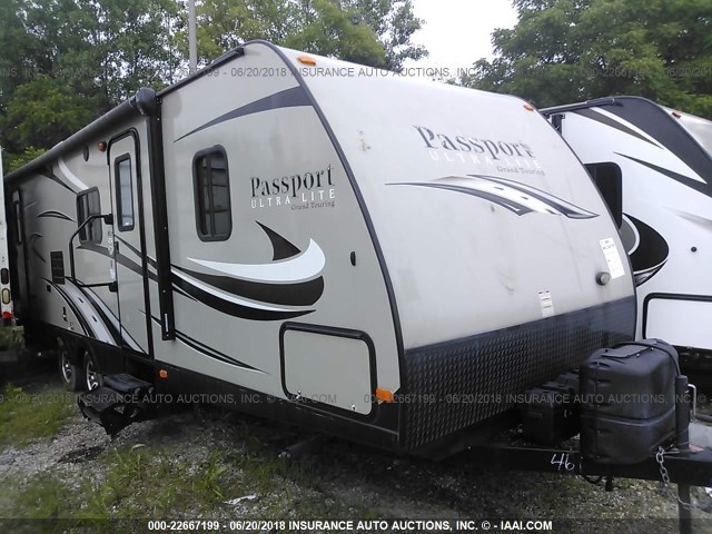 4YDT28128FT414461 - 2015 KEYSTONE PASSPORT BEIGE photo 1