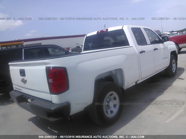 1GCRCNEC8JZ250923 - 2018 CHEVROLET SILVERADO C1500/C1500  LS WHITE photo 4