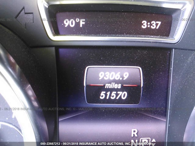 4JGDA5HB2EA420793 - 2014 MERCEDES-BENZ ML 350 4MATIC BLUE photo 7