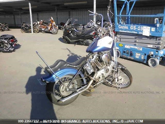 JYA2GV000HA005816 - 1987 YAMAHA XV535 BLUE photo 4