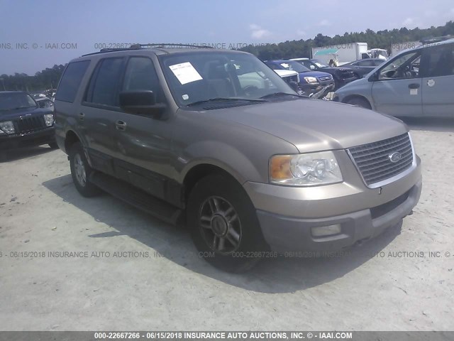 1FMPU16L33LC22606 - 2003 FORD EXPEDITION XLT BROWN photo 1