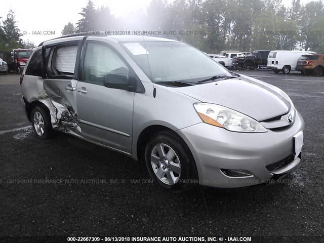 5TDZA23C56S430490 - 2006 TOYOTA SIENNA CE/LE SILVER photo 1