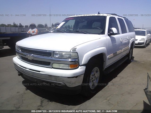 1GNFK16Z76J178479 - 2006 CHEVROLET SUBURBAN K1500 WHITE photo 2