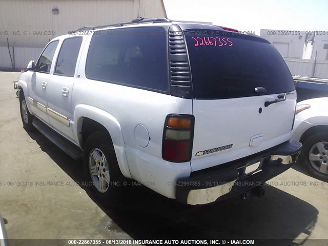 1GNFK16Z76J178479 - 2006 CHEVROLET SUBURBAN K1500 WHITE photo 3