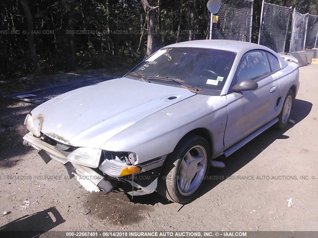 1FALP42T8RF142233 - 1994 FORD MUSTANG GT SILVER photo 2