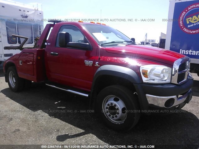 3D6WC66A28G115673 - 2008 DODGE RAM 4500 ST/SLT RED photo 1