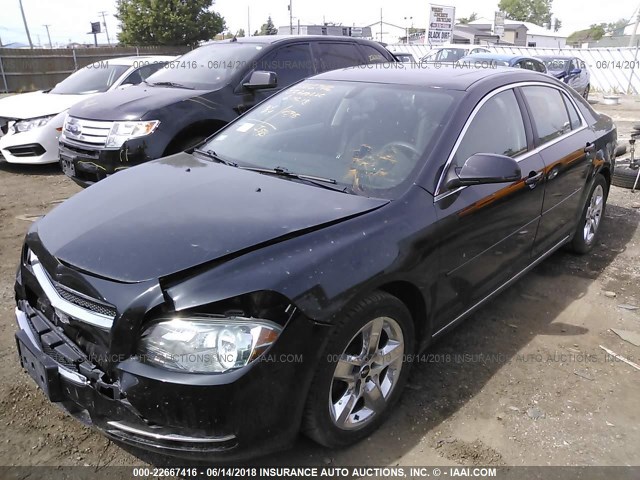 1G1ZC5EB6AF136663 - 2010 CHEVROLET MALIBU 1LT 黑色 照片 2