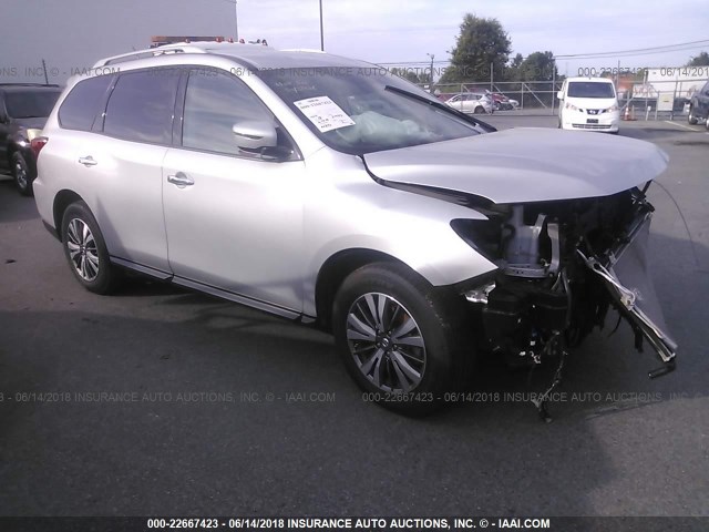 5N1DR2MN9HC672928 - 2017 NISSAN PATHFINDER S/SV/SL/PLATINUM 银色 照片 1