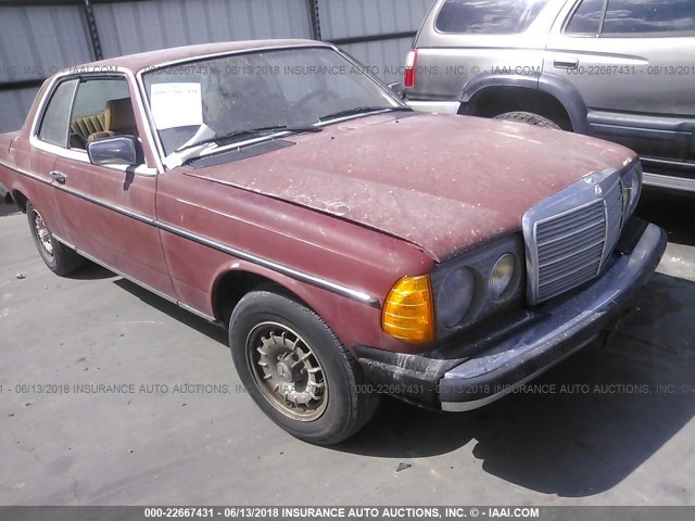 WDBAB53A4DB003265 - 1983 MERCEDES-BENZ 300 CDT RED photo 1