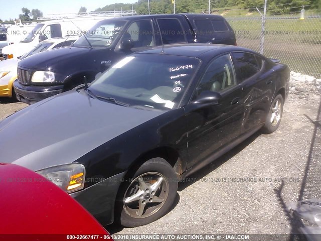 2G2WS522541166979 - 2004 PONTIAC GRAND PRIX GT2 BLACK photo 2