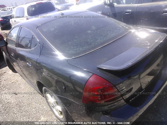 2G2WS522541166979 - 2004 PONTIAC GRAND PRIX GT2 BLACK photo 3