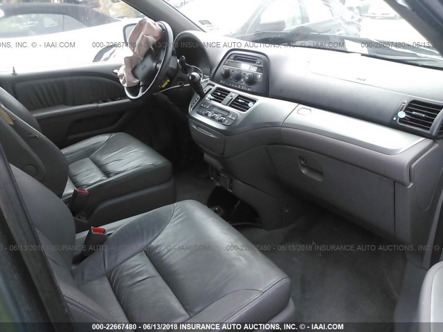 5FNRL386X9B406150 - 2009 HONDA ODYSSEY EXL ნაცრისფერი ფოტო 5