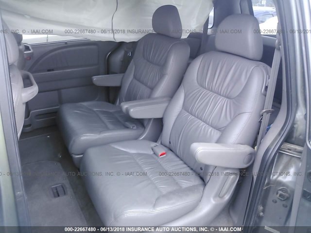5FNRL386X9B406150 - 2009 HONDA ODYSSEY EXL ნაცრისფერი ფოტო 8