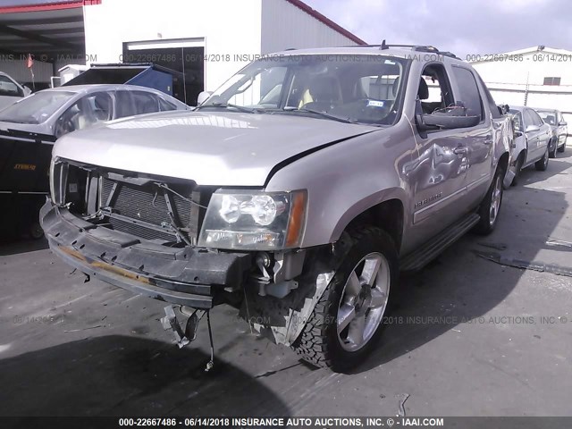 3GNEC120X7G264193 - 2007 CHEVROLET AVALANCHE C1500 TAN photo 2