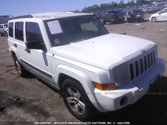 1J8HG48N66C274762 - 2006 JEEP COMMANDER WHITE photo 1