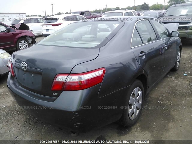 4T4BE46K49R102533 - 2009 TOYOTA CAMRY SE/LE/XLE ნაცრისფერი ფოტო 4